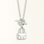 POP H PEDANT SILVER NECKLACE