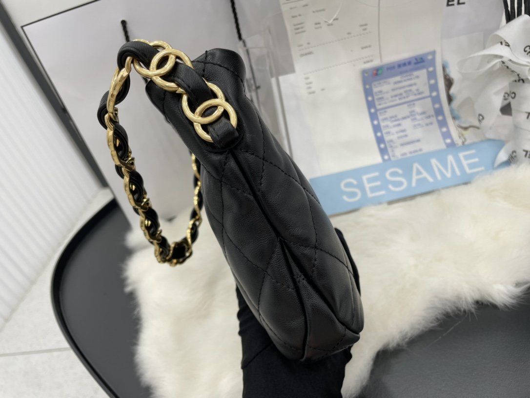 CHL - Hobo Handbag Black For Women Bags 9.4in/24LO AS3562 B09178 94305