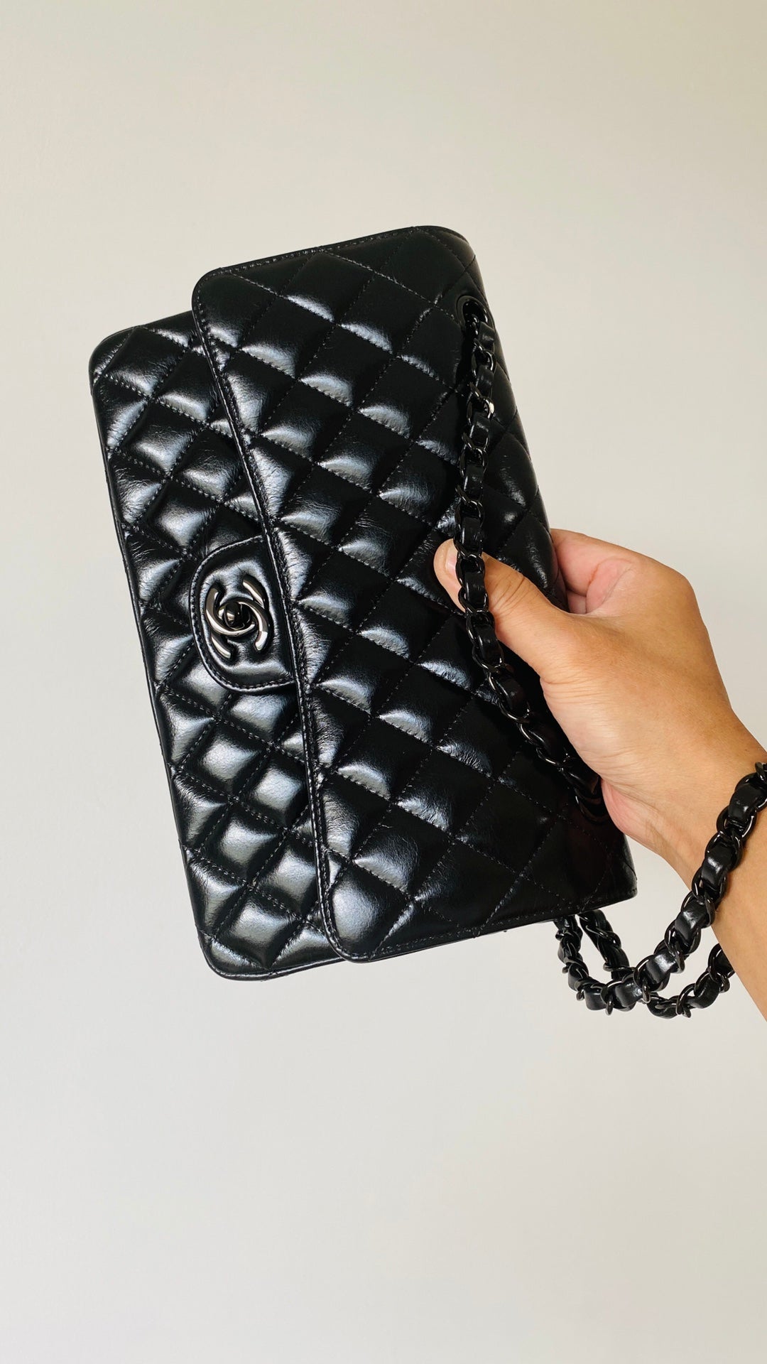 CHL - Small Classic Handbag Black For Women Bags 9.1in/23LO