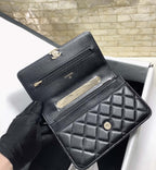 CHL - Hand-Held Oblique Cross Bag Black For Women Bags 6.7in/19LO