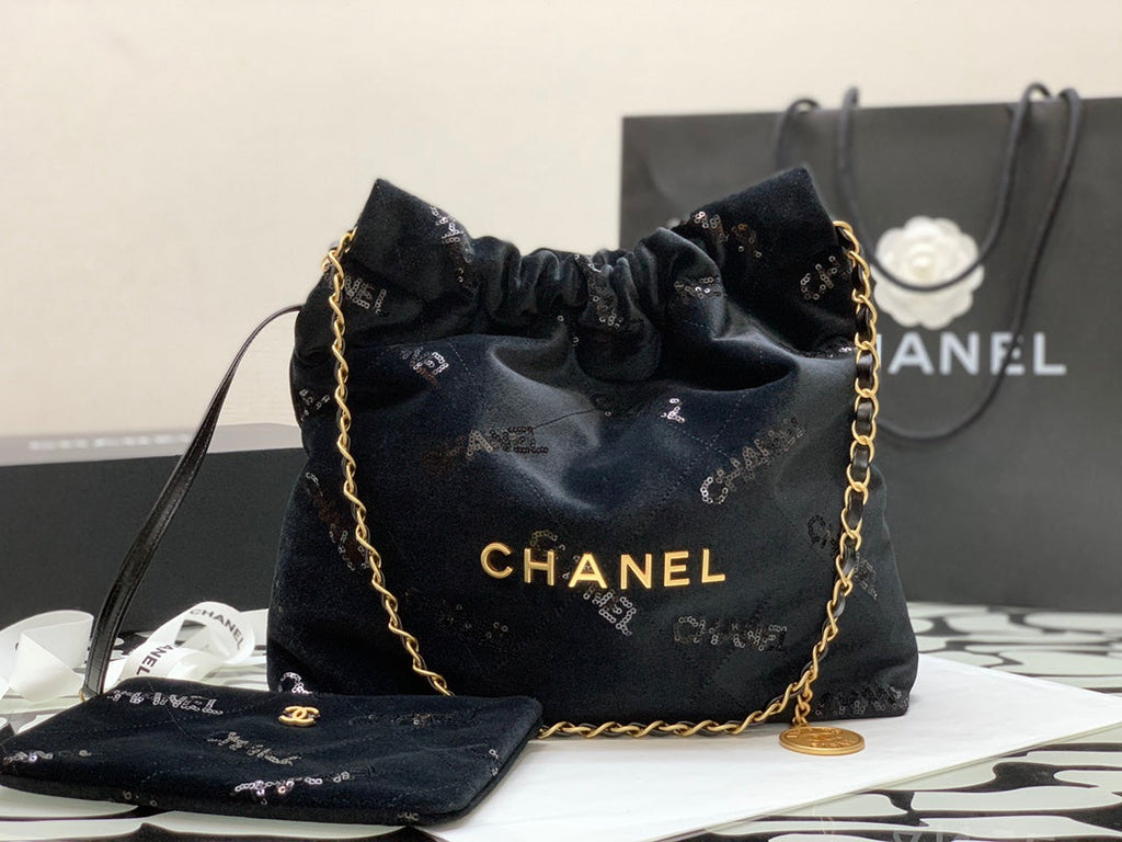 CHL - Small CHL - 22 Handbag Black For Women Bags 11.8in/30LO