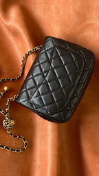 CHL -  Classic Bag Black For Women Bags 7.1in/18LO