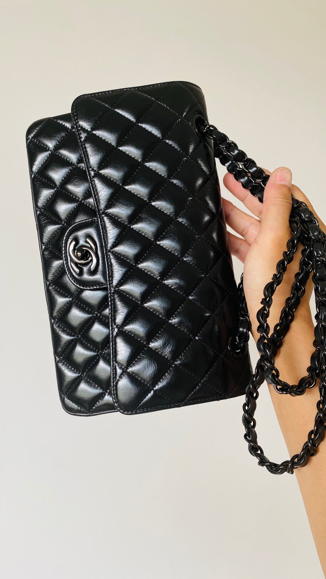 CHL - Small Classic Handbag Black For Women Bags 9.1in/23LO