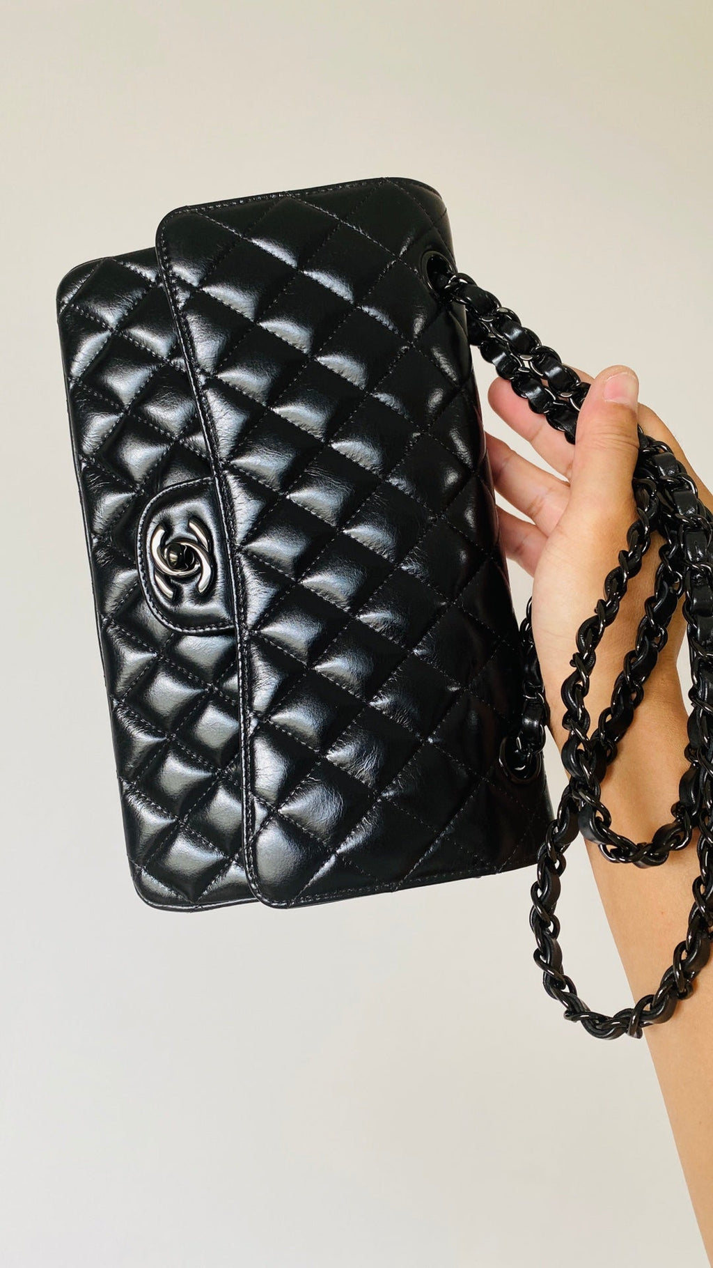 CHL - Small Classic Handbag Black For Women Bags 9.1in/23LO