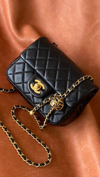 CHL -  Classic Bag Black For Women Bags 7.1in/18LO