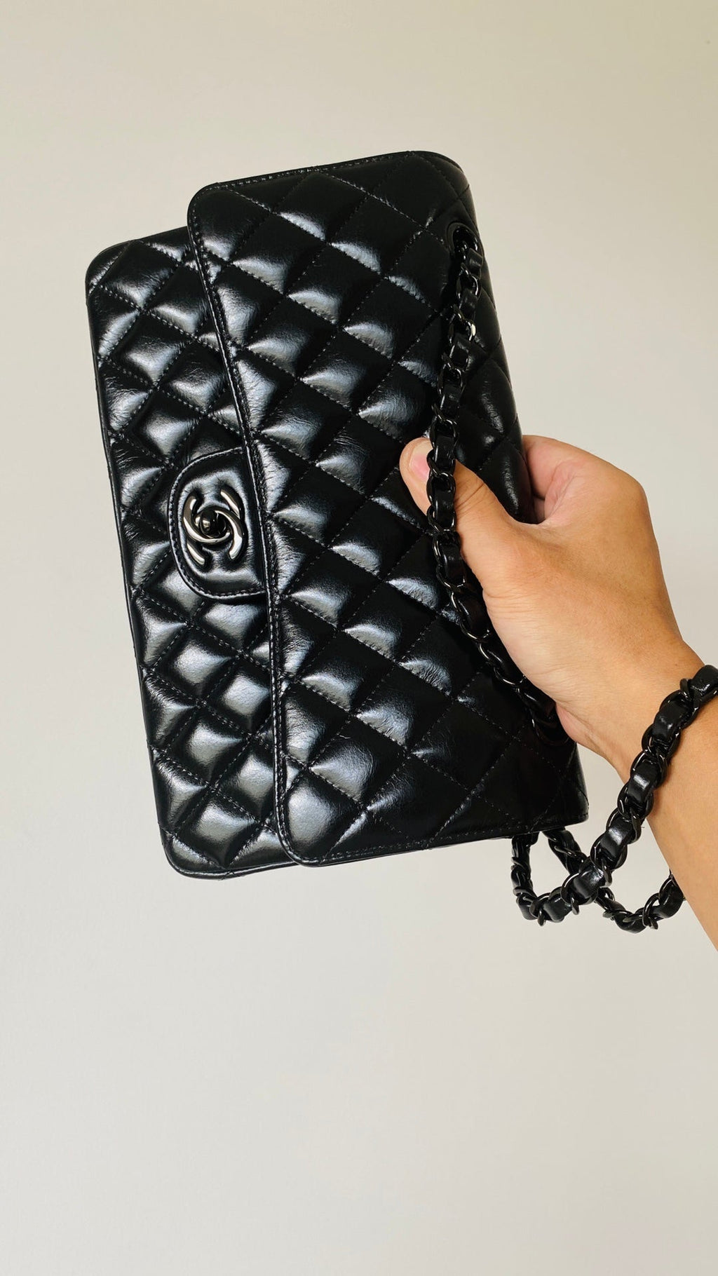 CHL - Small Classic Handbag Black For Women Bags 9.1in/23LO