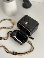 CHL - Small Vanity With Chain Black For Women Bags 4.3in/11LO