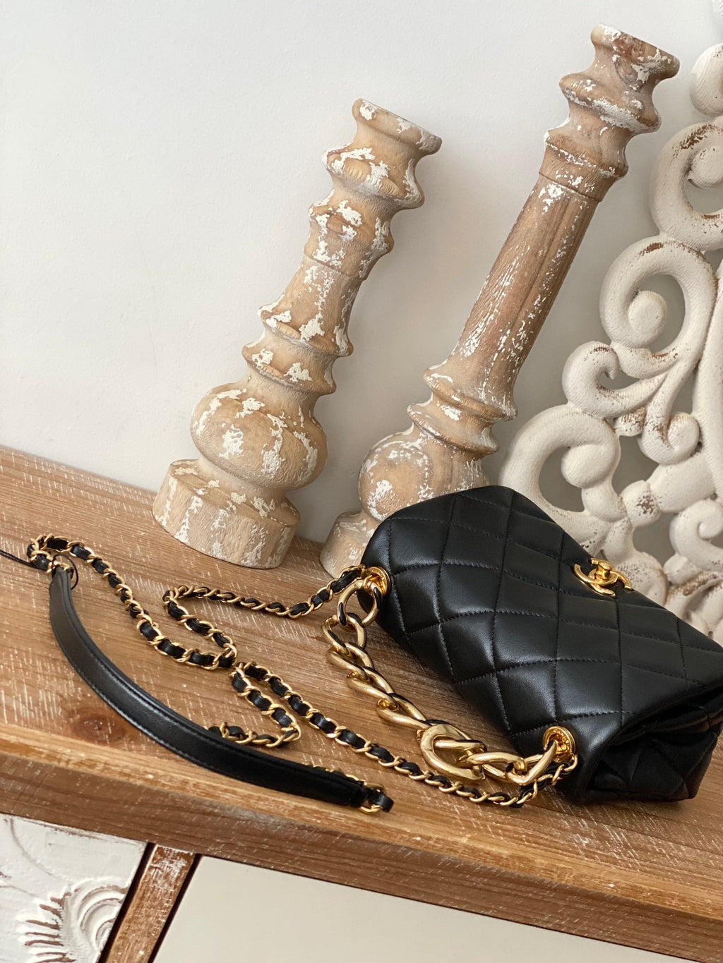 CHL -  Classic Diamond Flap Bag Black For Women Bags 9.1in/23LO