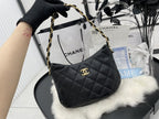 CHL - Hobo Handbag Black For Women Bags 9.4in/24LO AS3562 B09178 94305