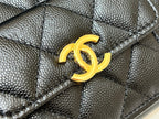 CHL - Small Coin Pocket WOC Shoulder Bag Black For Women Bags 7.9in/20LO