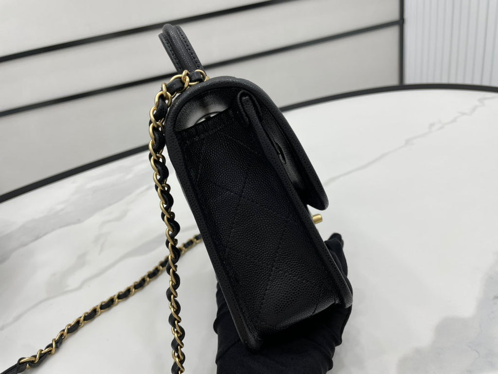 CHL -  22K Flap Bag Black For Women Bags 8.1in/20.5LO