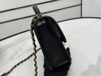 CHL -  22K Flap Bag Black For Women Bags 8.1in/20.5LO