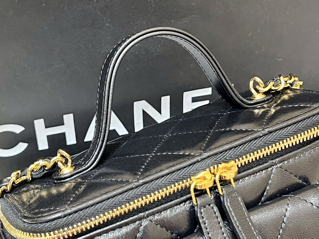 CHL - Vanity Bag With Strap Black For Women Bags 6.6in/17LO AP3017 B09208 94305