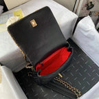 CHL - Flapbag With Chain Black For Women Bags 8.3in/21LO