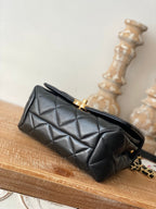 CHL -  Classic Diamond Flap Bag Black For Women Bags 9.1in/23LO