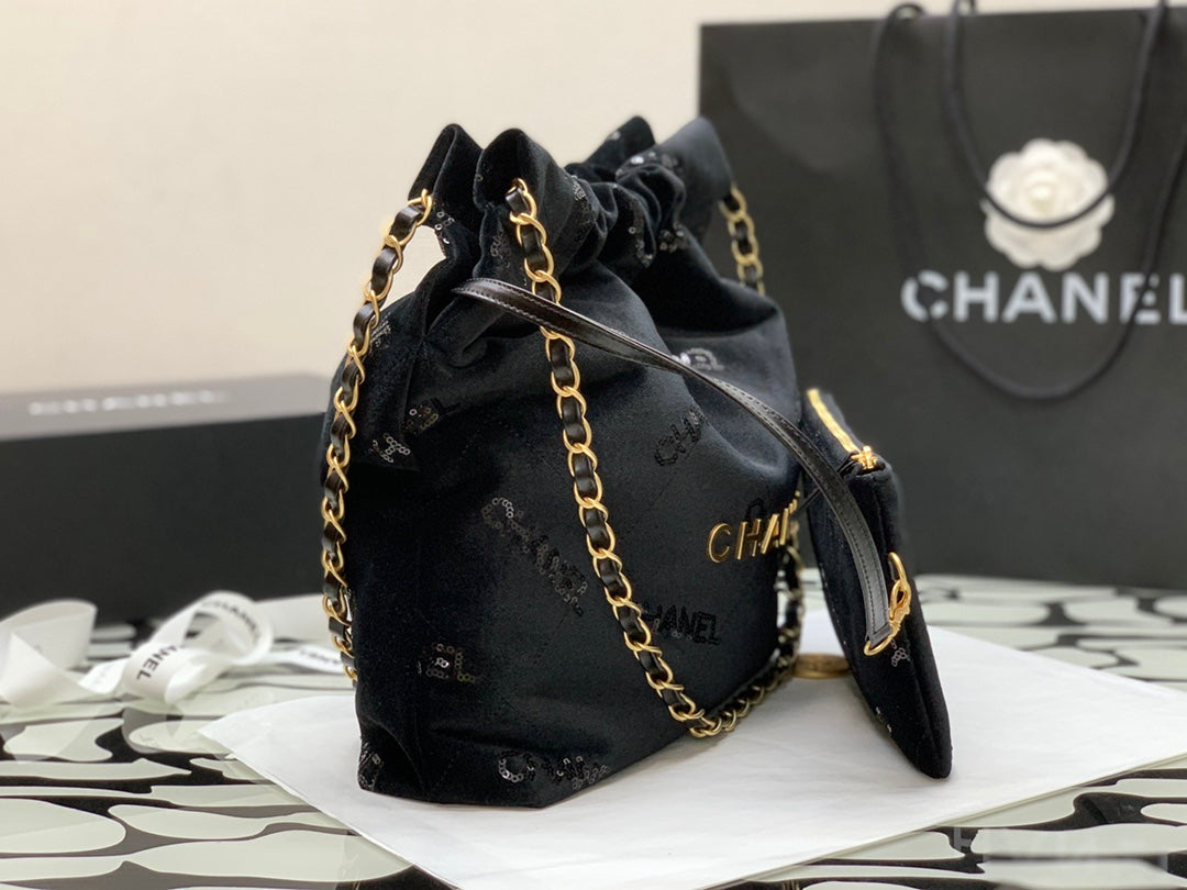 CHL - Small CHL - 22 Handbag Black For Women Bags 11.8in/30LO