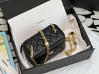CHL - Vanity With Chain Black For Women Bags 6.2in/16LO