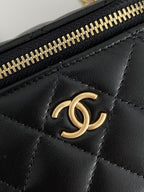 CHL - Small Vanity With Chain Black For Women Bags 4.3in/11LO