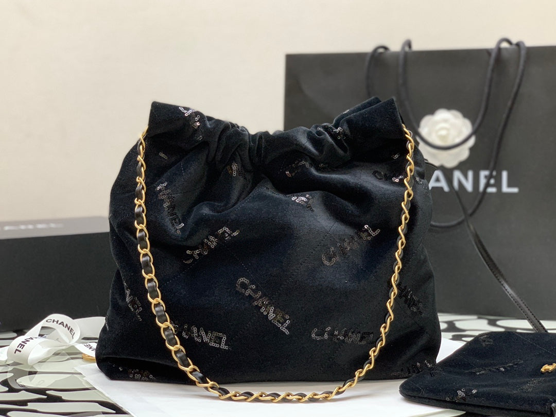 CHL - Small CHL - 22 Handbag Black For Women Bags 11.8in/30LO