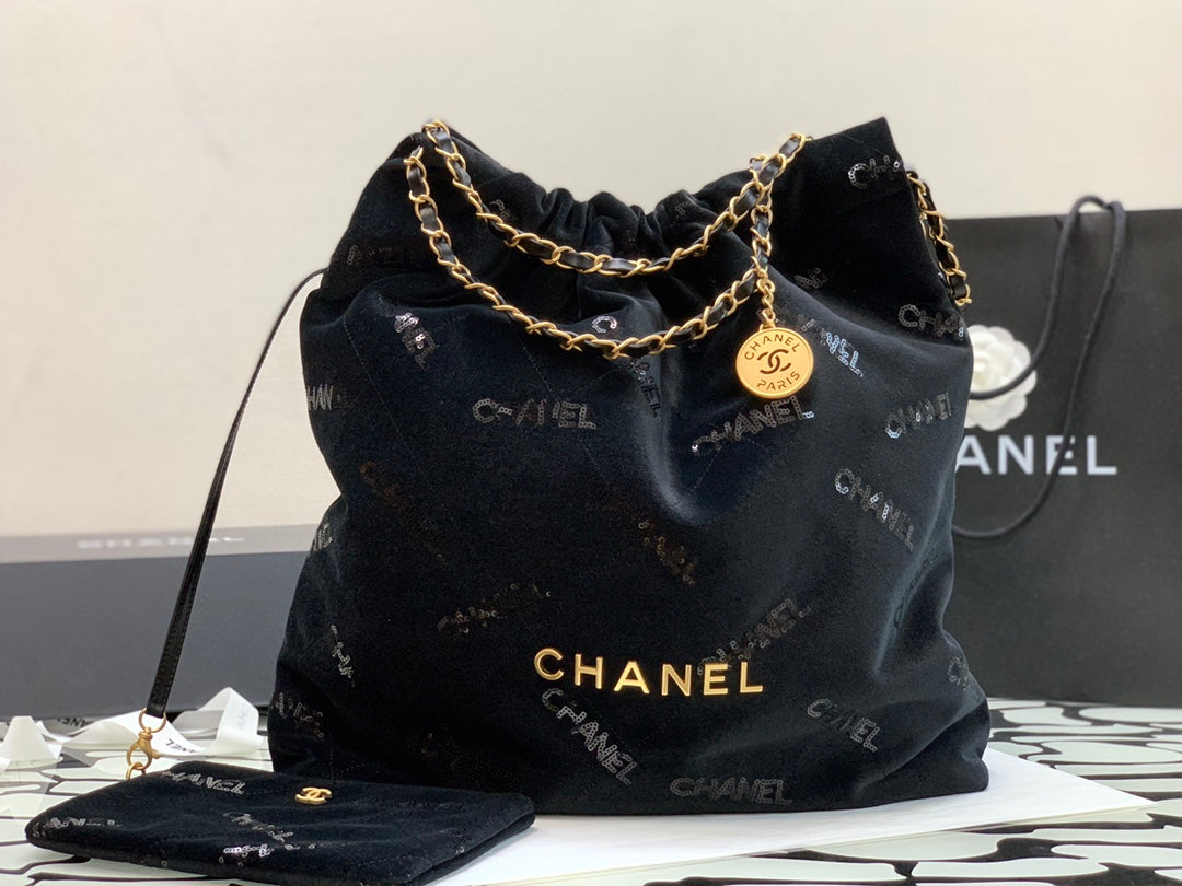 CHL -  Big CHL -  22 Handbag Black For Women Bags 18.9in/48LO