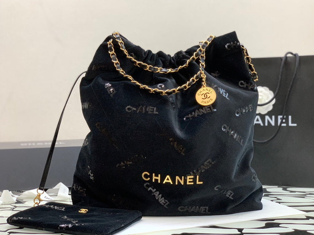CHL -  Big CHL -  22 Handbag Black For Women Bags 18.9in/48LO