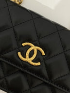 CHL - Wallet With Strap Black For Women Bags 6.7in/17LO