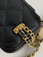 CHL - Small Vanity With Chain Black For Women Bags 4.3in/11LO