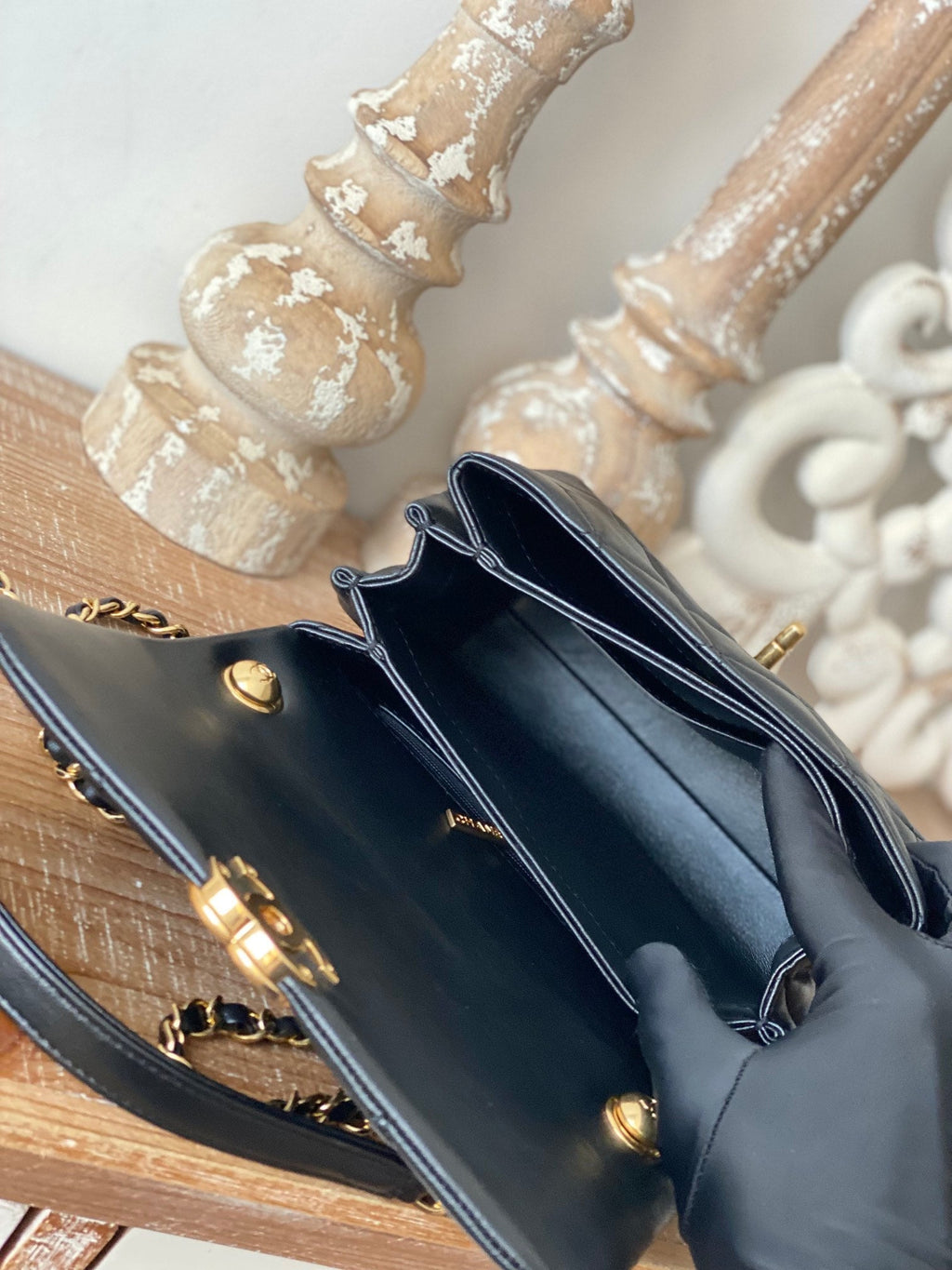 CHL -  Classic Diamond Flap Bag Black For Women Bags 9.1in/23LO