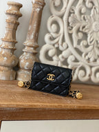 CHL -  Clutch With Chain Black For Women Bags 4.8in/12.3LO AP2857 B08447 94305