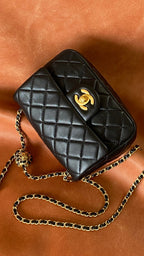 CHL -  Classic Bag Black For Women Bags 7.1in/18LO