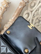 CHL -  Classic Diamond Flap Bag Black For Women Bags 9.1in/23LO