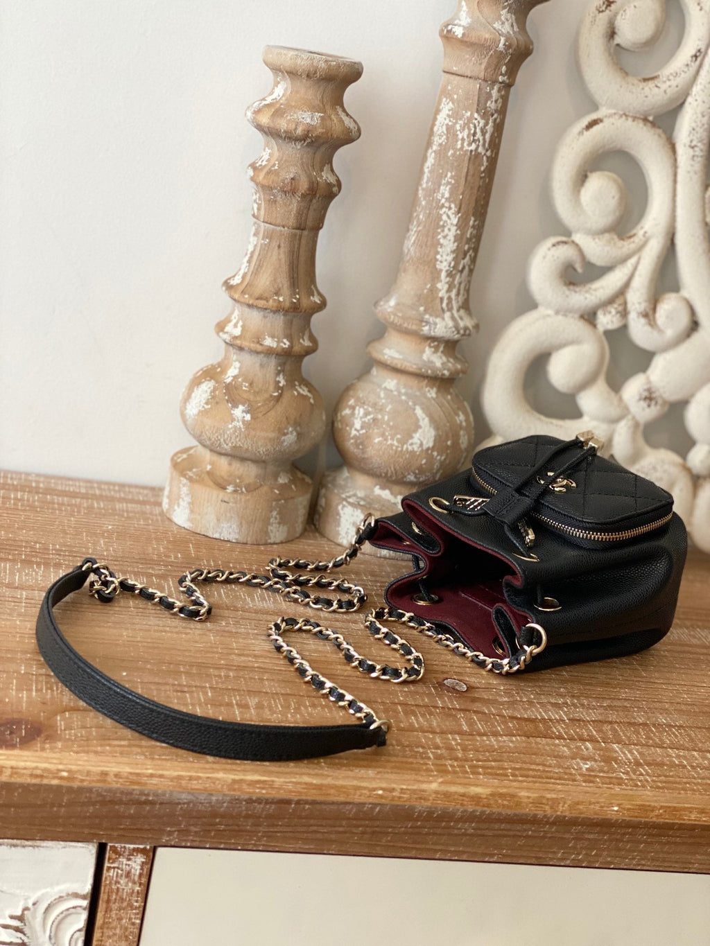 CHL - Mini Bucket Bag With Strap Black For Women Bags 4.9in/12.5LO