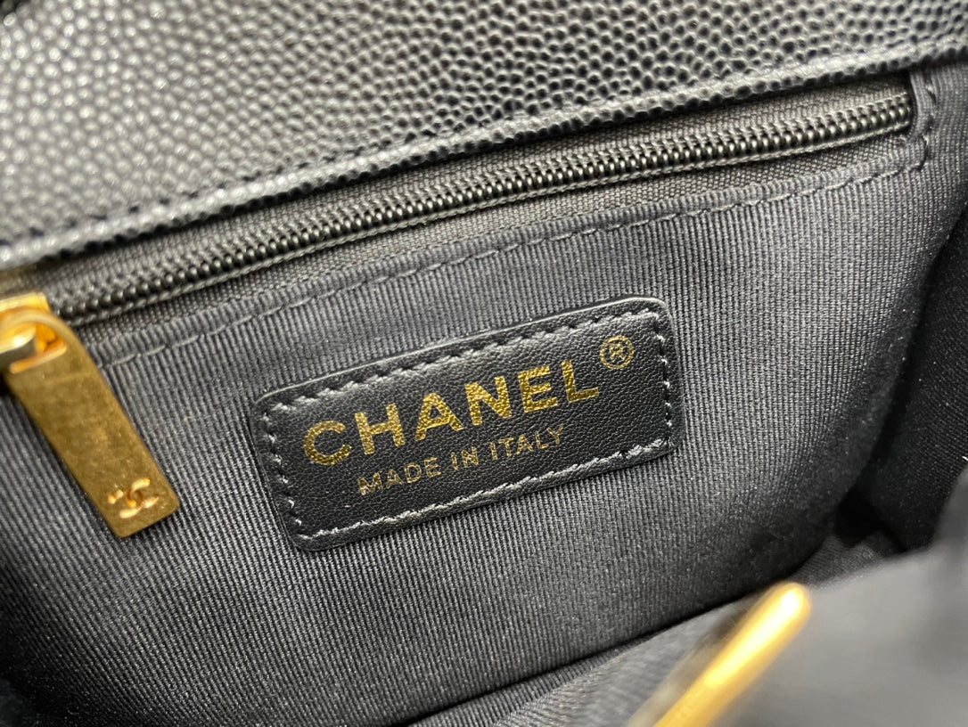 CHL -  22K Flap Bag Black For Women Bags 8.1in/20.5LO