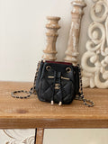 CHL - Mini Bucket Bag With Strap Black For Women Bags 4.9in/12.5LO
