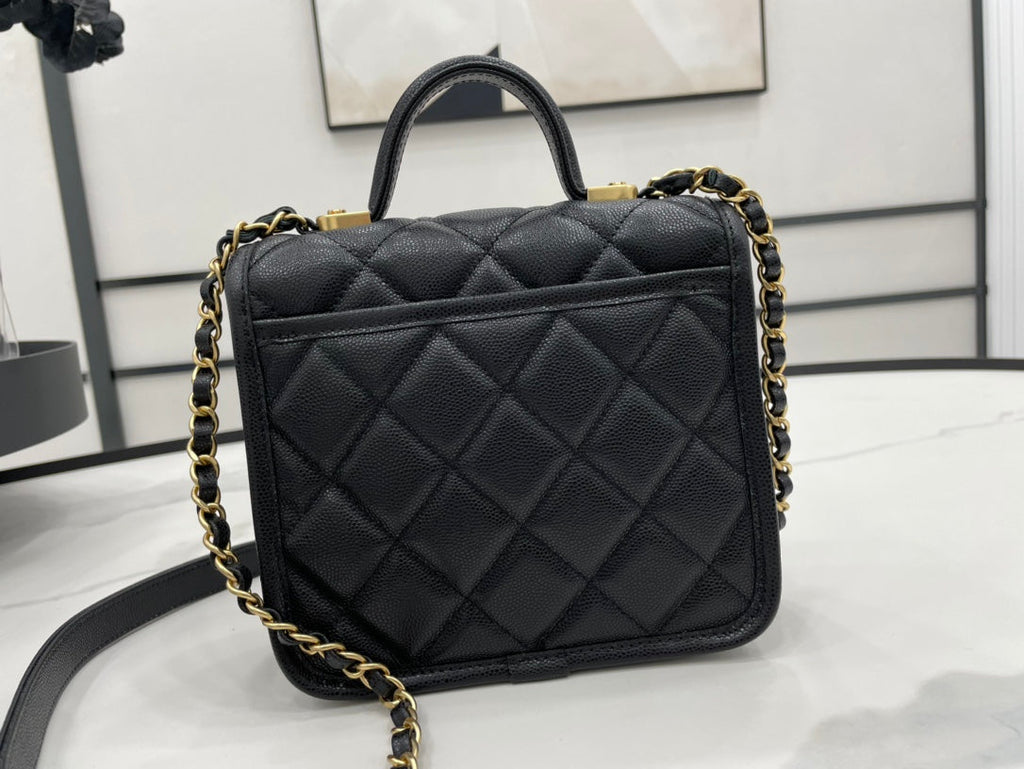 CHL -  22K Flap Bag Black For Women Bags 8.1in/20.5LO
