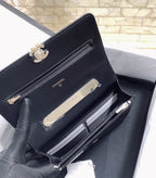 CHL - Hand-Held Oblique Cross Bag Black For Women Bags 6.7in/19LO