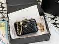 CHL - Vanity With Chain Black For Women Bags 6.2in/16LO