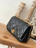 CHL -  Classic Diamond Flap Bag Black For Women Bags 9.1in/23LO