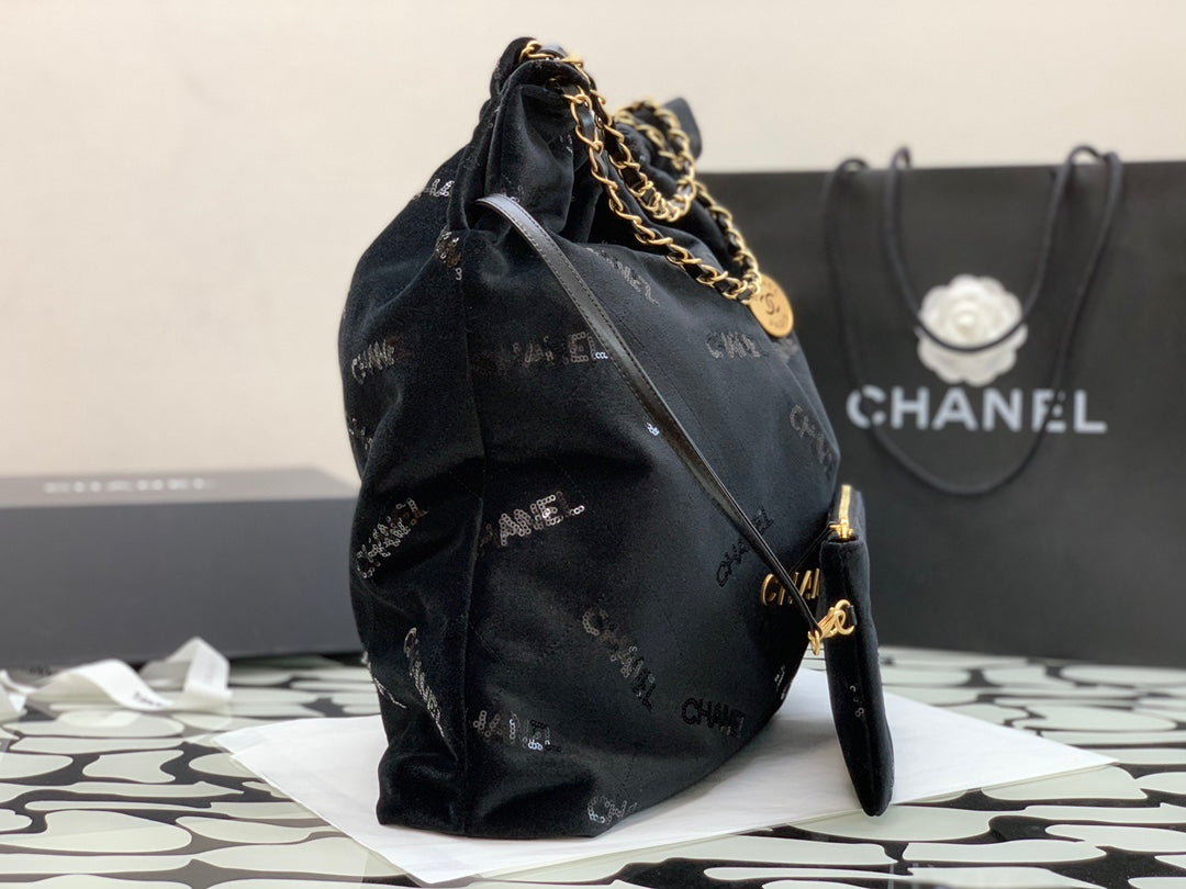 CHL -  Big CHL -  22 Handbag Black For Women Bags 18.9in/48LO