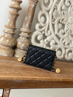 CHL -  Clutch With Chain Black For Women Bags 4.8in/12.3LO AP2857 B08447 94305