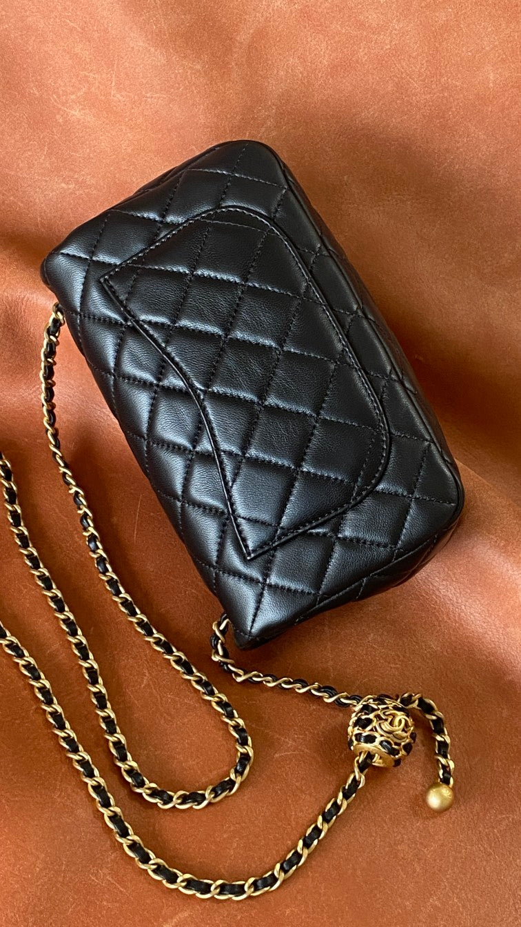 CHL - Mini Flap Bag Black For Women Bags 7.9in/20LO