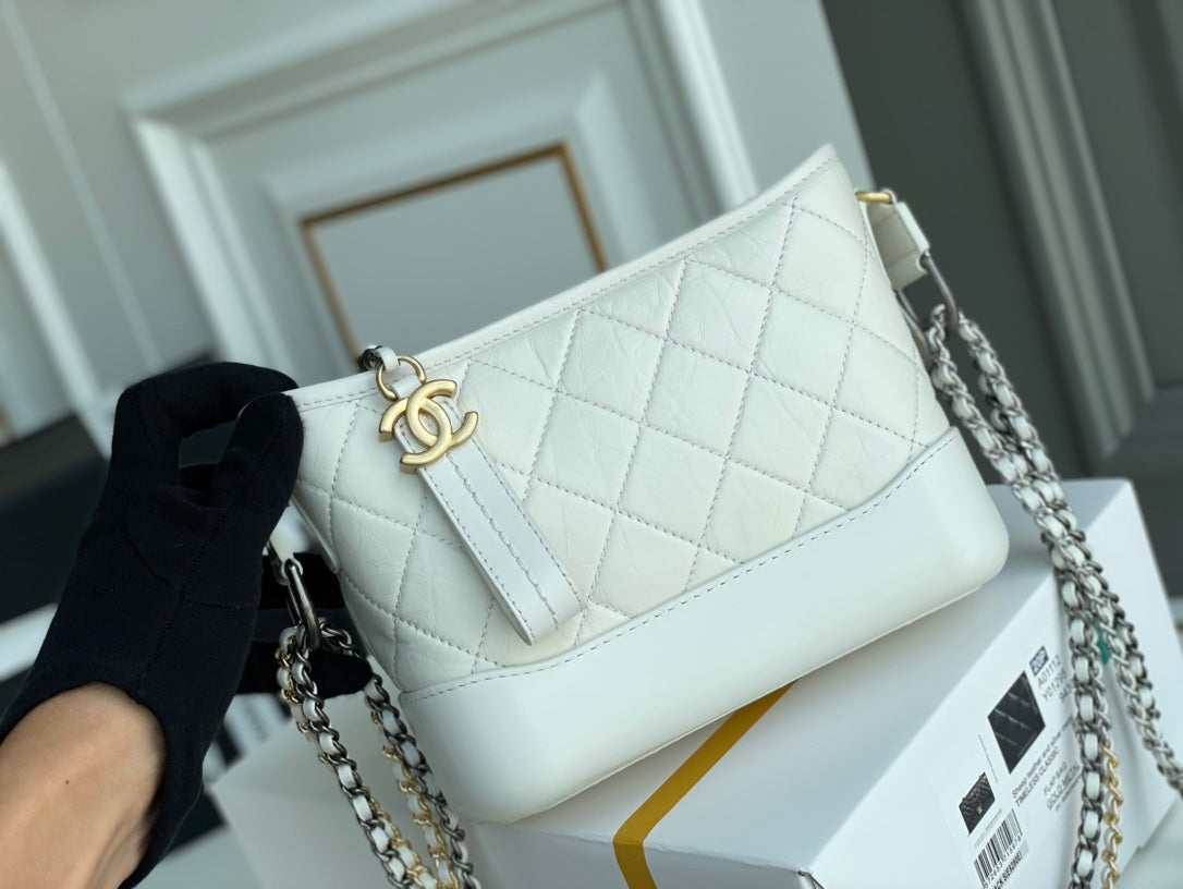 CHL -  CO-CO Gabrielle Hobo Bag White For Women 7.8in/20LO