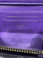 CHL - Vanity With Chain SilLusso Official - Hardware Purple For Women Handbags, Shoulder Bags 6.7in/17LO