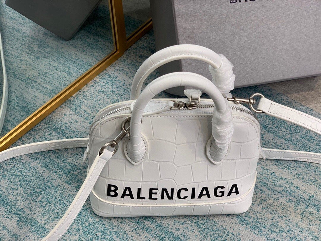 BLN-Ciaga Ville Mini Handbag In White, For Women,  Bags 4.7in/12LO