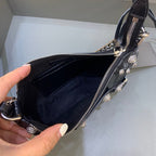 BLN-Ciaga Le Cagole Mini Bag With Chain Black, For Women,  Bags 8.2in/21LO 69581423EJY1000