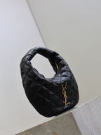 YSL Icarino Bag 17cm Black Sheepskin