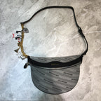 BLN-Ciaga Souvenir XS Belt Bag In Gray, For Women,  Bags 9.5in/24LO