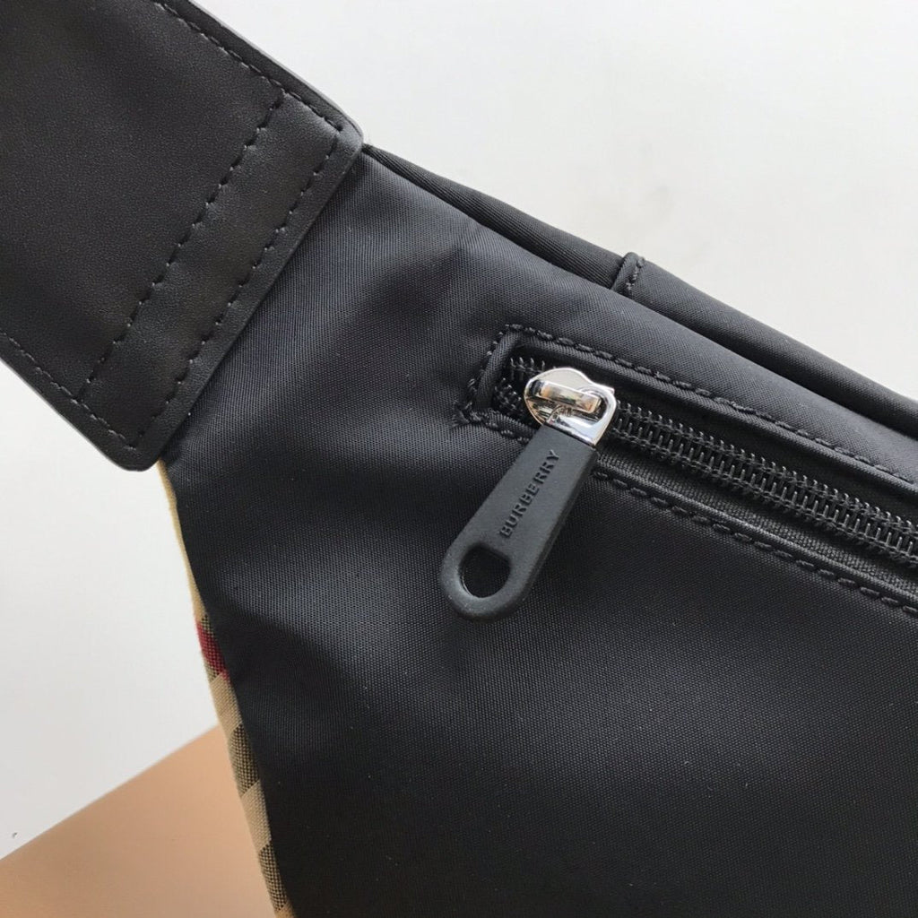 B-Berry - BB   Check Nylon Sonny Bum Bag For Men, Bags 12.2in/31LO 80265571