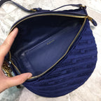 BLN-Ciaga Souvenir XXS Belt Bag In Dark Blue, For Women,  Bags 11.8in/30LO