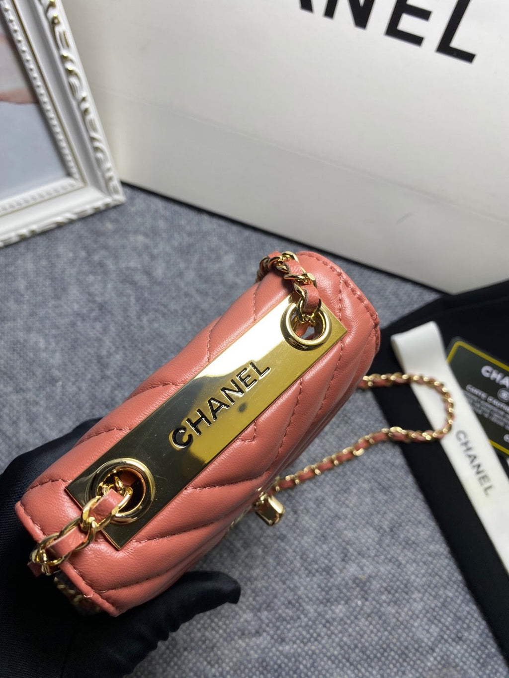 CHL -  Chevron Trendy CHL -  Phone Nude Bag For Women 18LO/7in